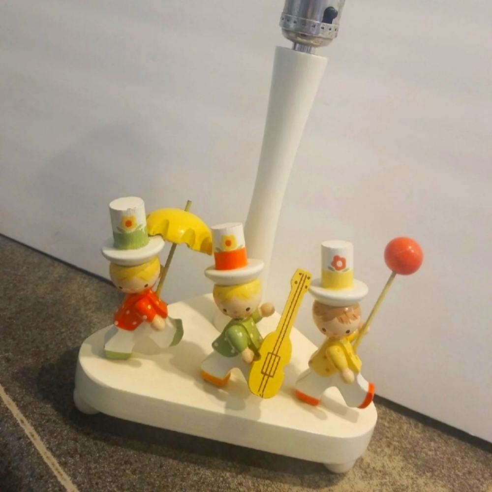Vintage baby nursery lamp mcm